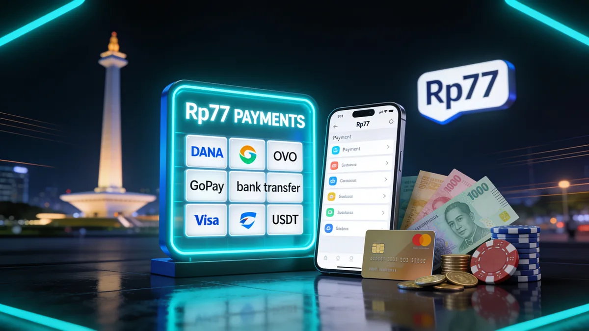 Metode Deposit yang Tersedia di rp77: panduan rp77 untuk pemain di Indonesia